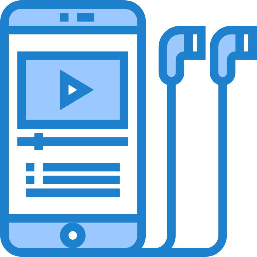 Video srip Blue icon