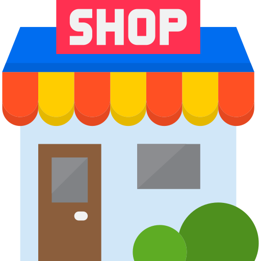 Shop srip Flat icon