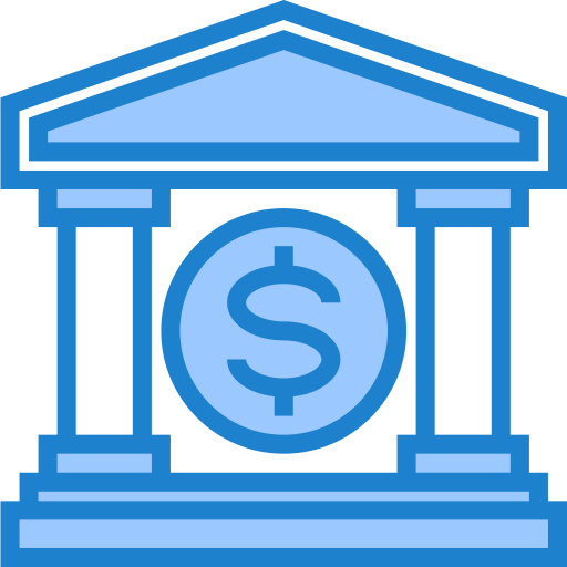 bank srip Blue ikona