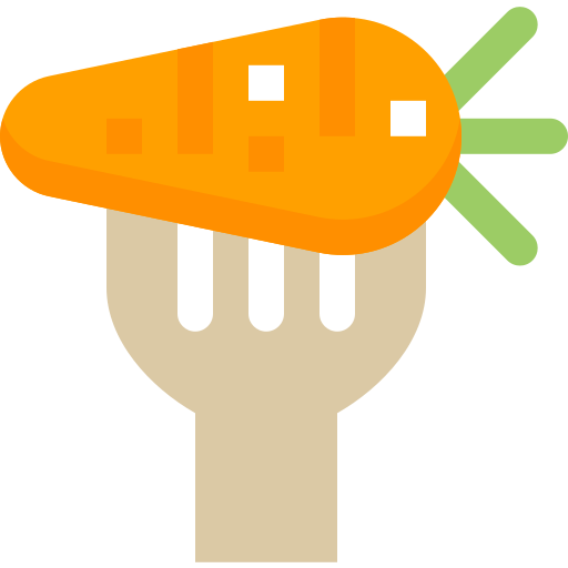 Zanahoria Pixelmeetup Flat icono