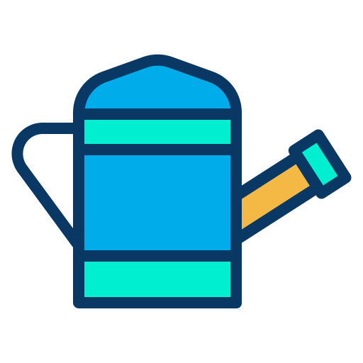 Watering can Kiranshastry Lineal Color icon