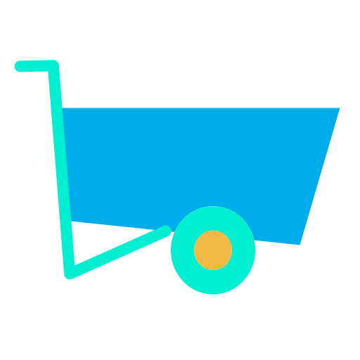Wheelbarrow Kiranshastry Flat icon