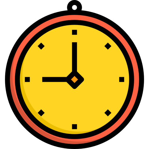 Reloj de pared itim2101 Lineal Color icono