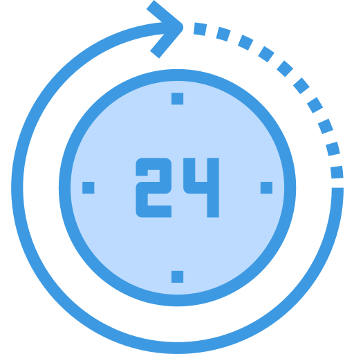 24 horas itim2101 Blue icono