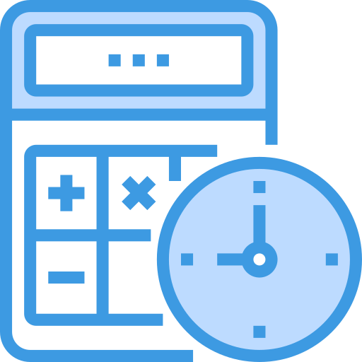 Clock itim2101 Blue icon