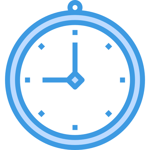 настенные часы itim2101 Blue иконка