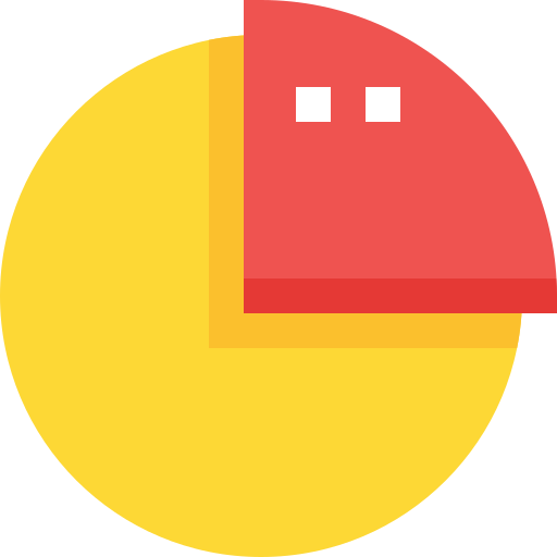 円グラフ Pixelmeetup Flat icon