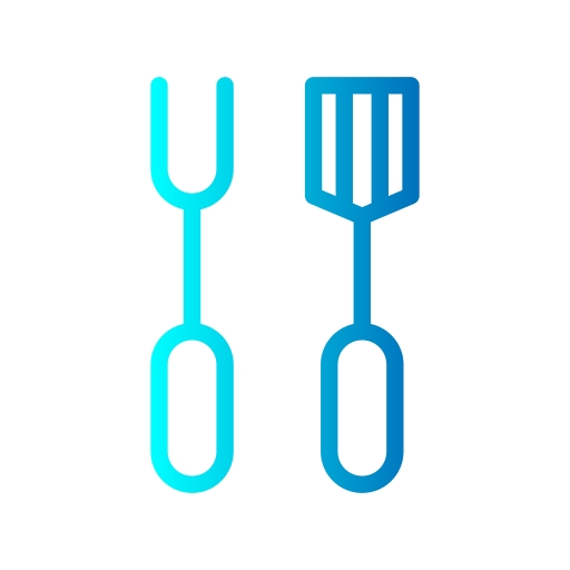 Bbq Generic gradient outline icon