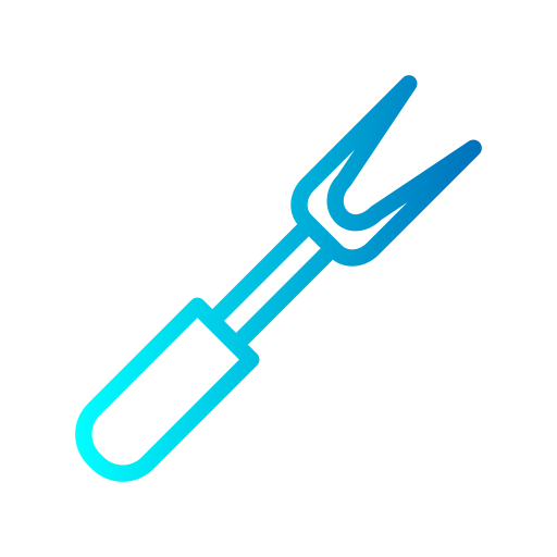 Fork Generic gradient outline icon