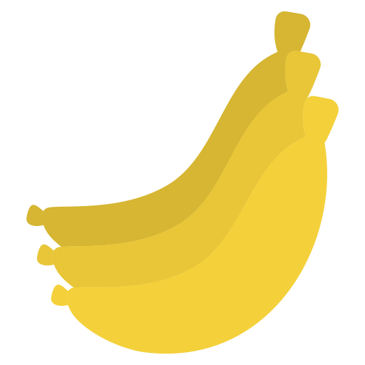 banany Generic color fill ikona