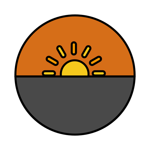zachód słońca Generic color lineal-color ikona