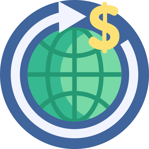 dólar Detailed Flat Circular Flat icono