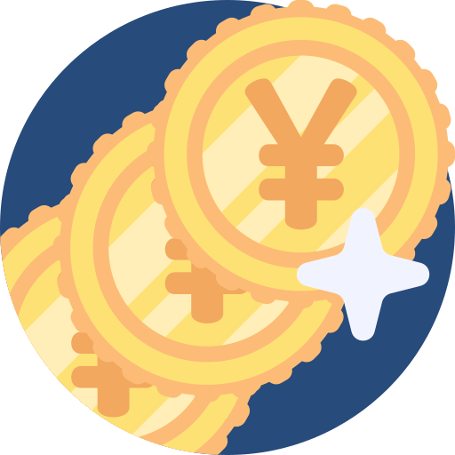 yen Detailed Flat Circular Flat icoon
