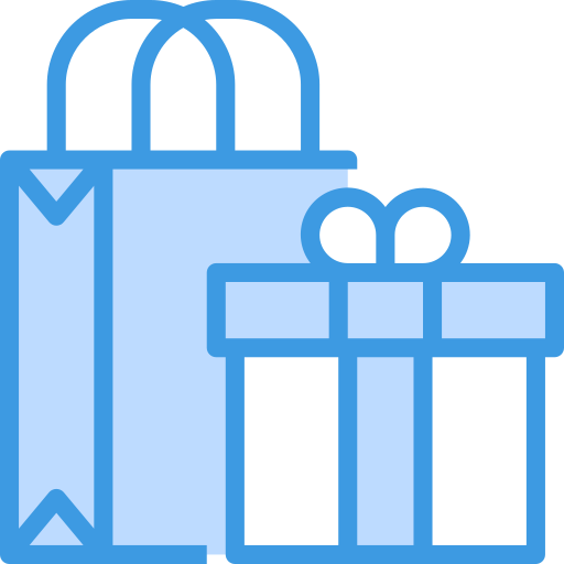 상업과 쇼핑 itim2101 Blue icon