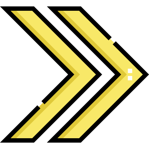 二重シェブロン Detailed Straight Lineal color icon