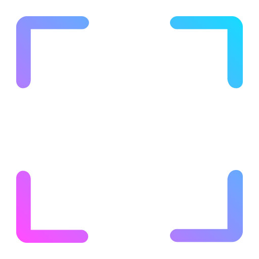 pantalla completa Generic gradient outline icono