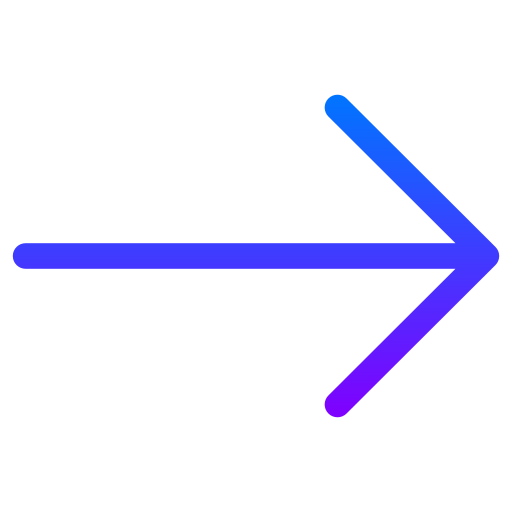 Arrow right Generic gradient outline icon