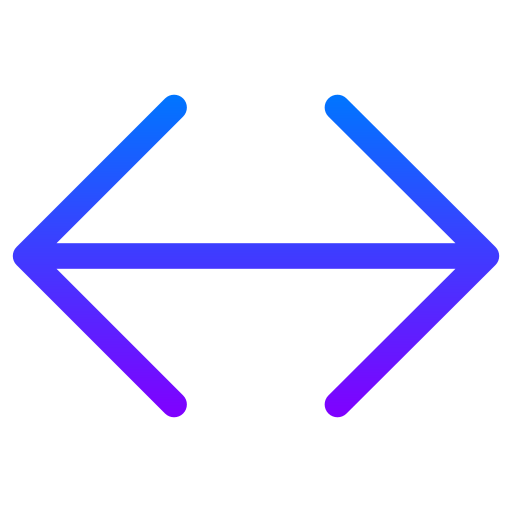 Arrow direction Generic gradient outline icon