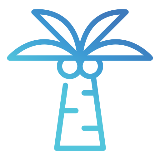 kokusnuss-palme Generic gradient outline icon