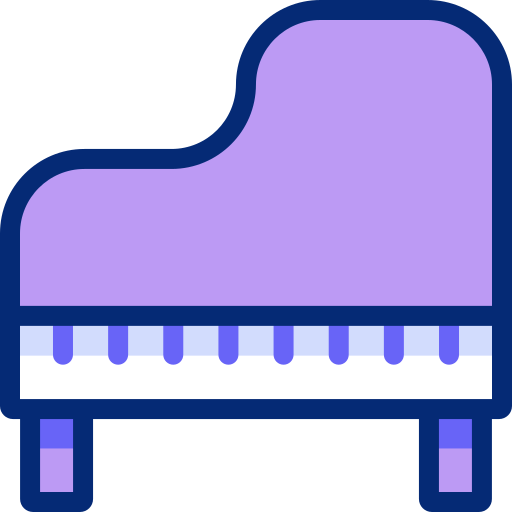 piano Basic Accent Lineal Color icono