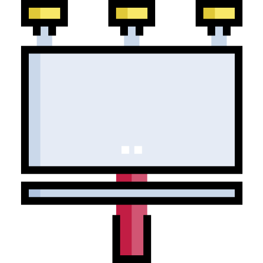 panneau d'affichage Detailed Straight Lineal color Icône