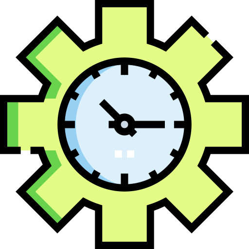 gestión del tiempo Detailed Straight Lineal color icono