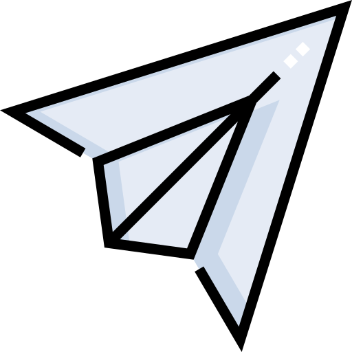 avion de papel Detailed Straight Lineal color icono