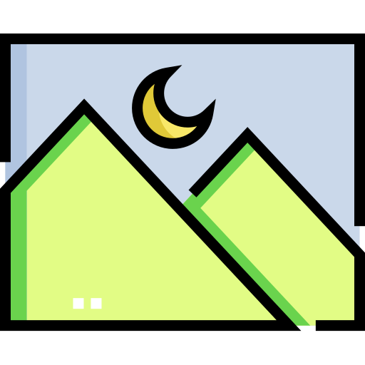 góry Detailed Straight Lineal color ikona