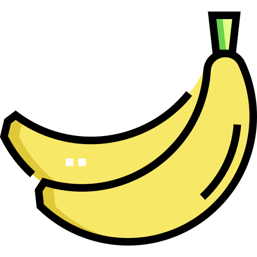 banan Detailed Straight Lineal color ikona