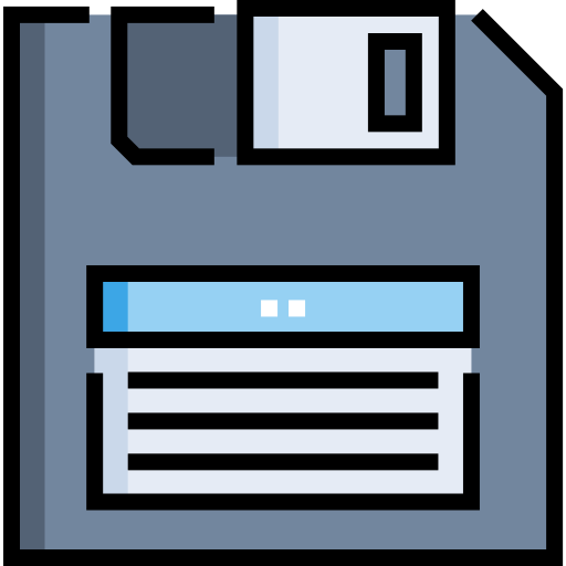 flash-disk Detailed Straight Lineal color icon