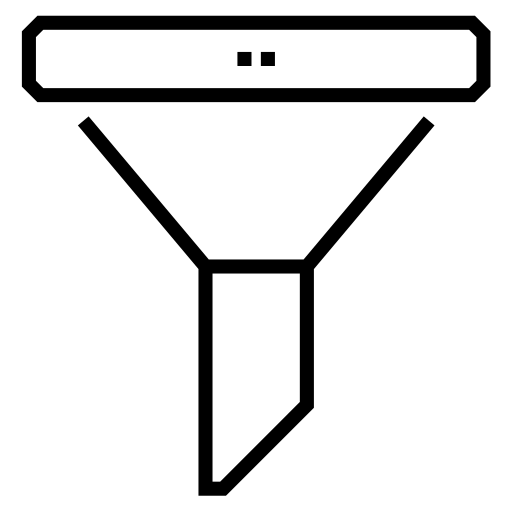 filtrar Detailed Straight Lineal icono