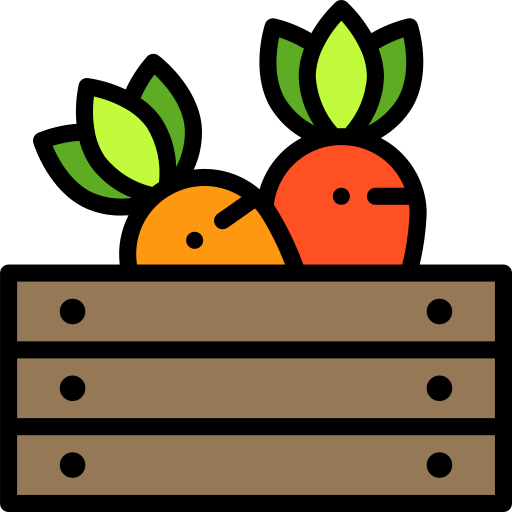 Zanahorias Payungkead Lineal Color icono