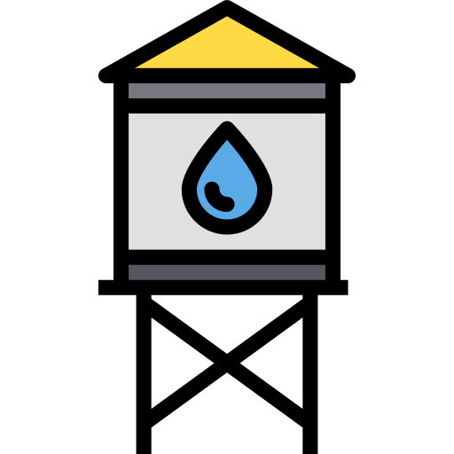 물 탱크 Payungkead Lineal Color icon