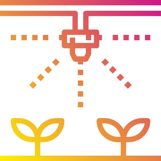 Crops Payungkead Gradient icon