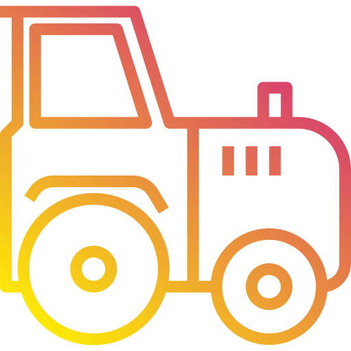 tractor Payungkead Gradient icoon