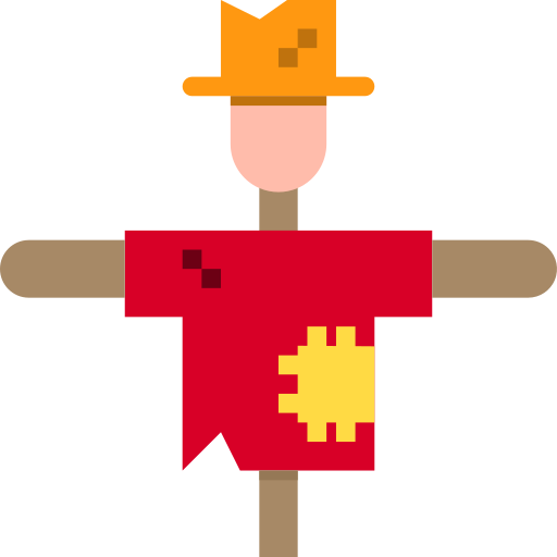 Scarecrow Payungkead Flat icon