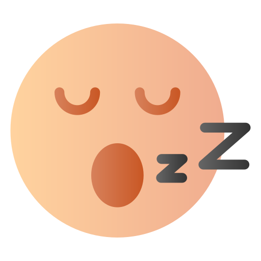 Sleeping Generic gradient fill icon