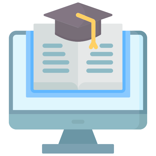 Online learning Generic color fill icon