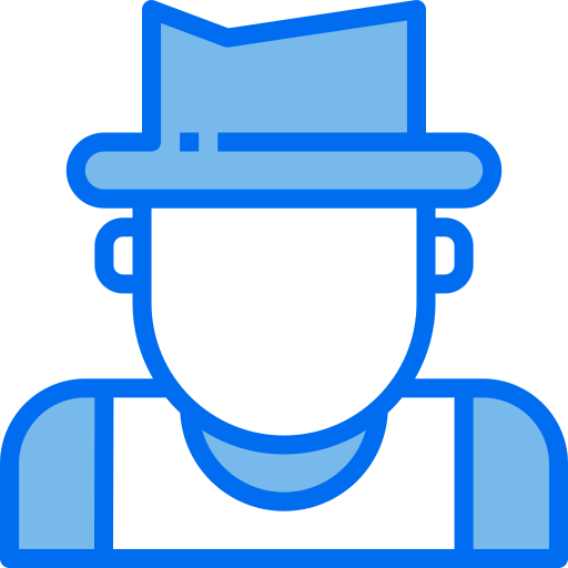 Farmer Payungkead Blue icon