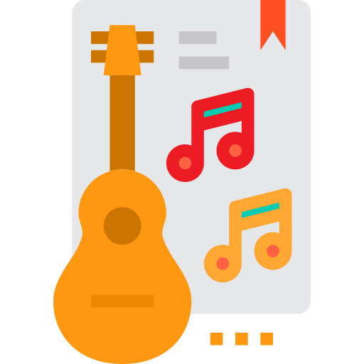 lezione di musica itim2101 Flat icona