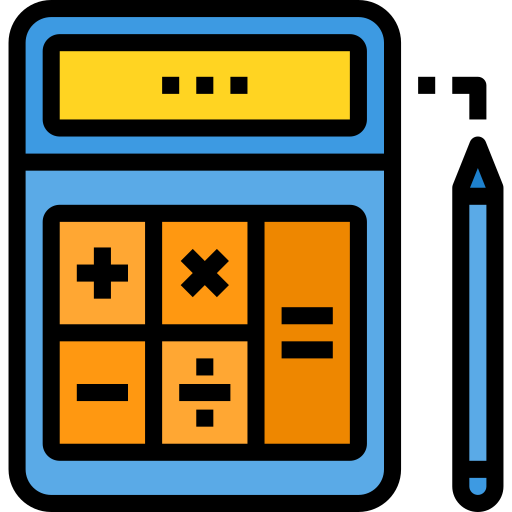 calculatrice itim2101 Lineal Color Icône