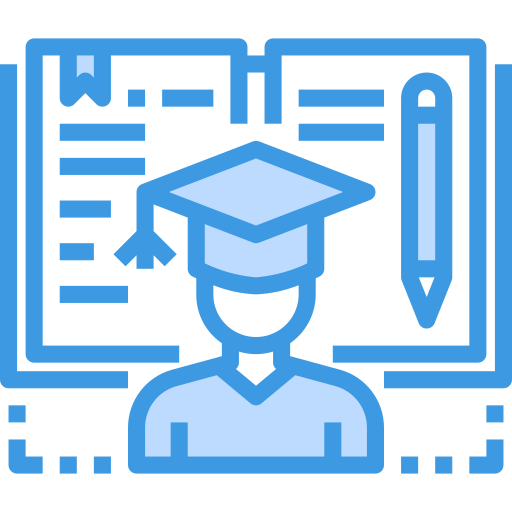 Education itim2101 Blue icon