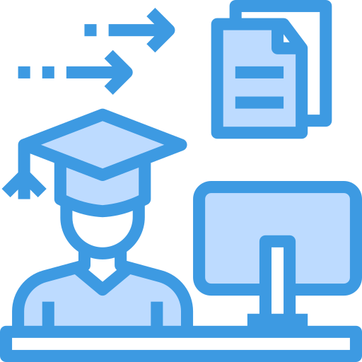 Education itim2101 Blue icon