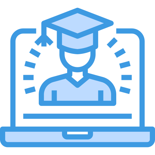Educación itim2101 Blue icono