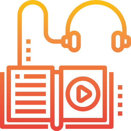 Audio book itim2101 Gradient icon