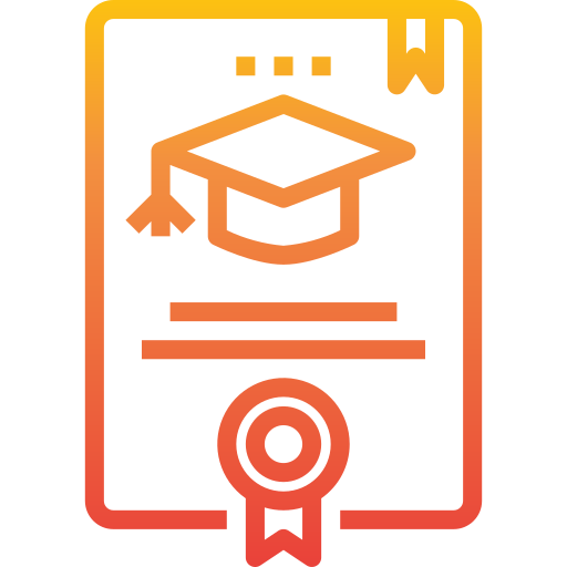 certificat itim2101 Gradient Icône