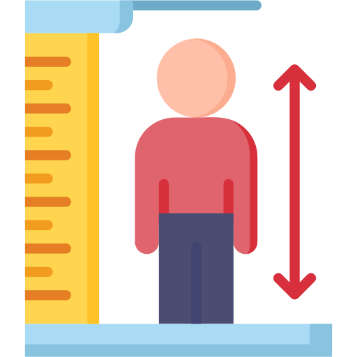 Height scale Generic color fill icon