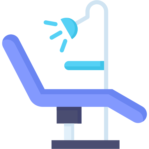 Стоматологическое кресло Generic color fill иконка