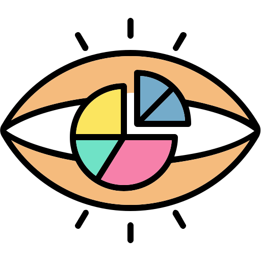 視覚化 Generic color lineal-color icon