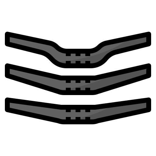 Handlebar Aphiradee (monkik) Lineal Color icon